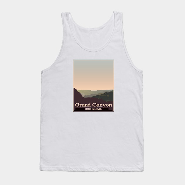 Grand Canyon Poster Tank Top by OBSUART